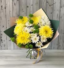 Букет цветов из:  Хризантемы в Белый Городок
