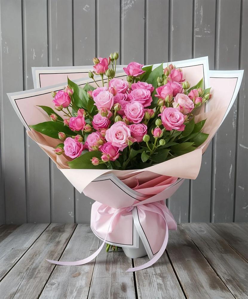 Букет Розовый кустик в Белый Городок