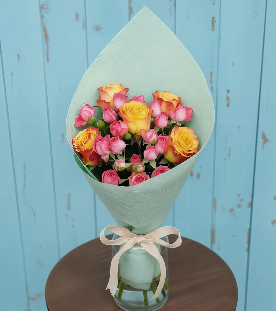 Букет цветов из: Розы в Белый Городок