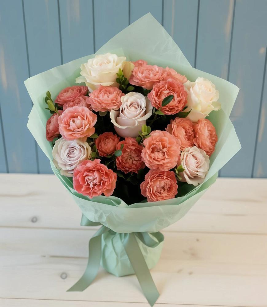 Букет цветов из: Розы в Белый Городок