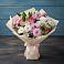 Букет цветов из: Хризантемы, Альстромерии и Розы в Белый Городок